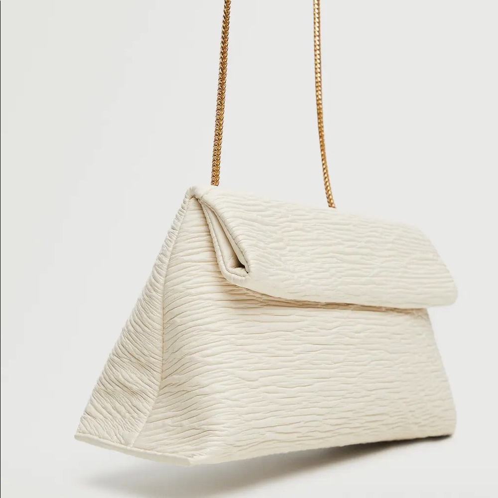 MANGO Texture cross-body bag/clutch